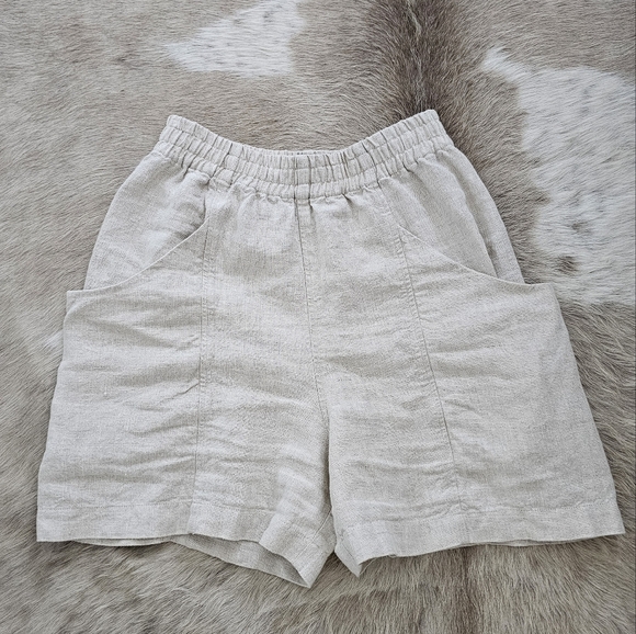 Elizabeth Suzann Pants - Elizabeth Suzann 100% Linen Clyde Shorts 4